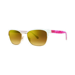 Lilly Pulitzer Cayman Sunglasses White 51mm
